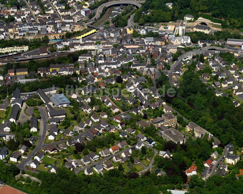 Betzdorf von oben - Ortsansicht in Betzdorf im Bundesland Rheinland-Pfalz, Deutschland