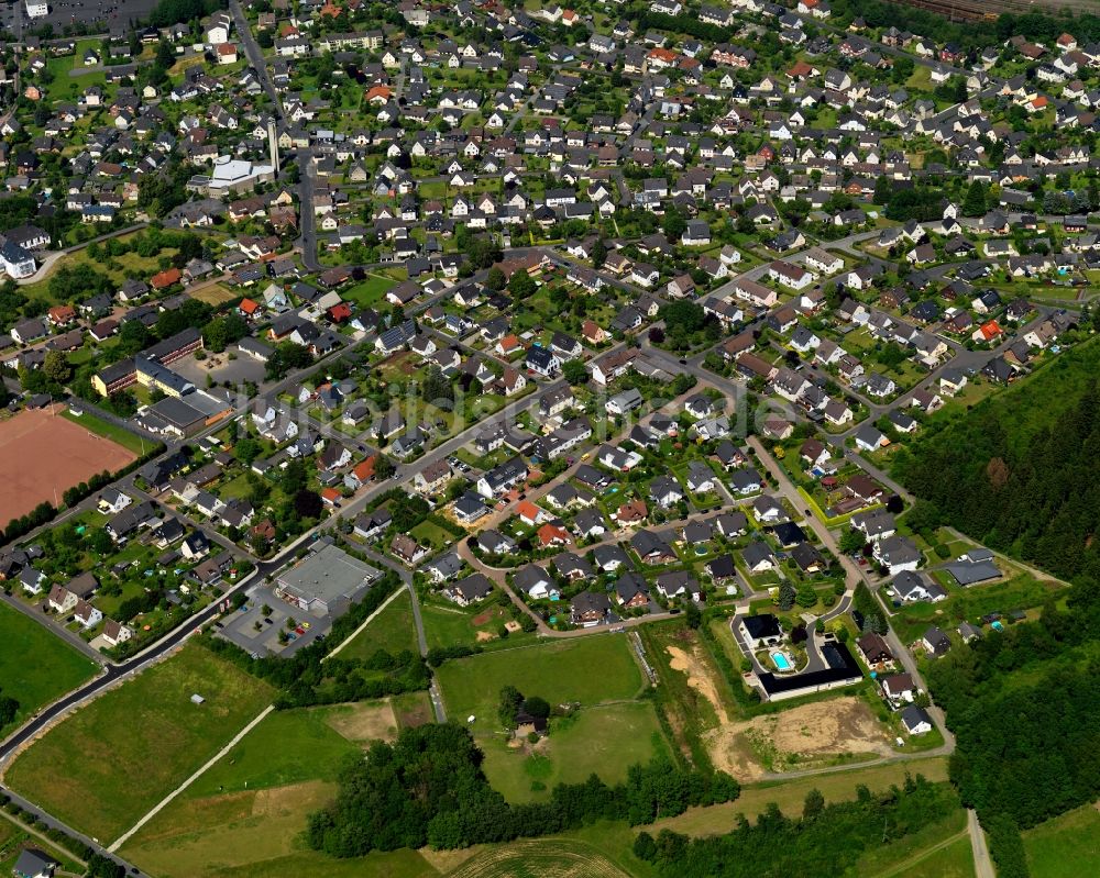 Betzdorf aus der Vogelperspektive: Ortsansicht in Betzdorf im Bundesland Rheinland-Pfalz, Deutschland