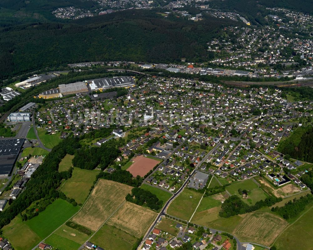 Luftbild Betzdorf - Ortsansicht in Betzdorf im Bundesland Rheinland-Pfalz, Deutschland