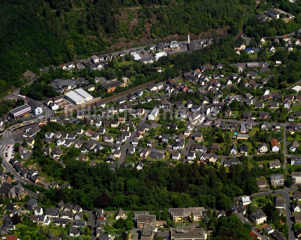 Luftbild Betzdorf - Ortsansicht in Betzdorf im Bundesland Rheinland-Pfalz, Deutschland