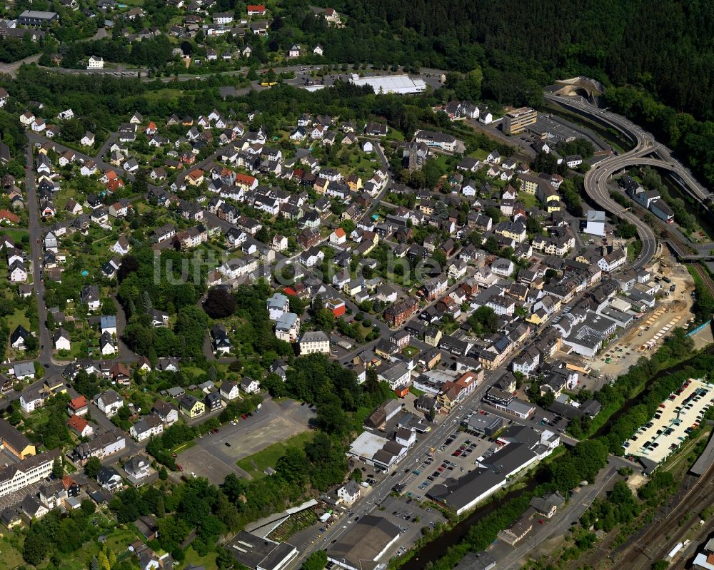 Betzdorf von oben - Ortsansicht in Betzdorf im Bundesland Rheinland-Pfalz, Deutschland