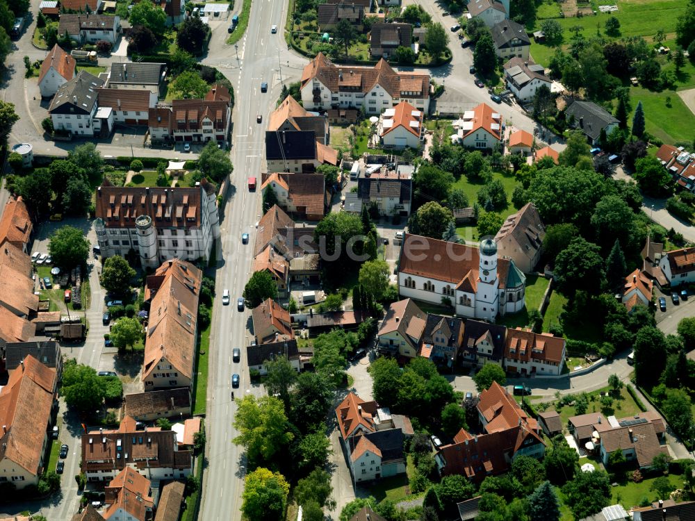 Bühl von oben - Ortsansicht in Bühl im Bundesland Baden-Württemberg, Deutschland