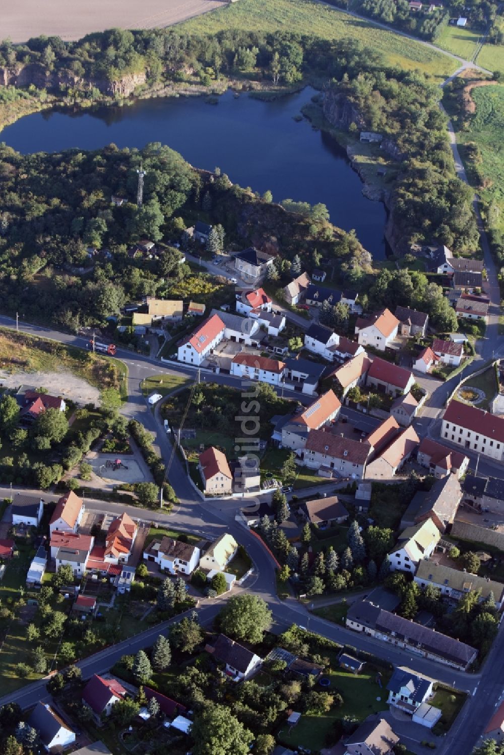 Luftbild Böhlitz - Ortsansicht in Böhlitz im Bundesland Sachsen