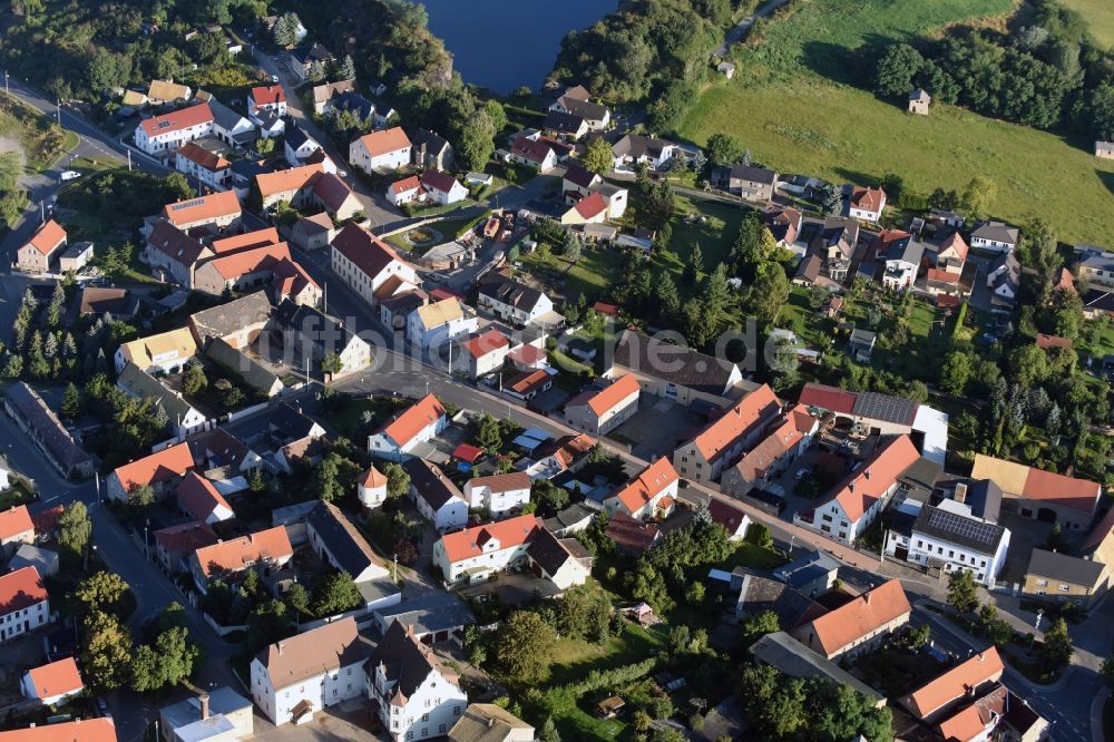 Böhlitz von oben - Ortsansicht in Böhlitz im Bundesland Sachsen