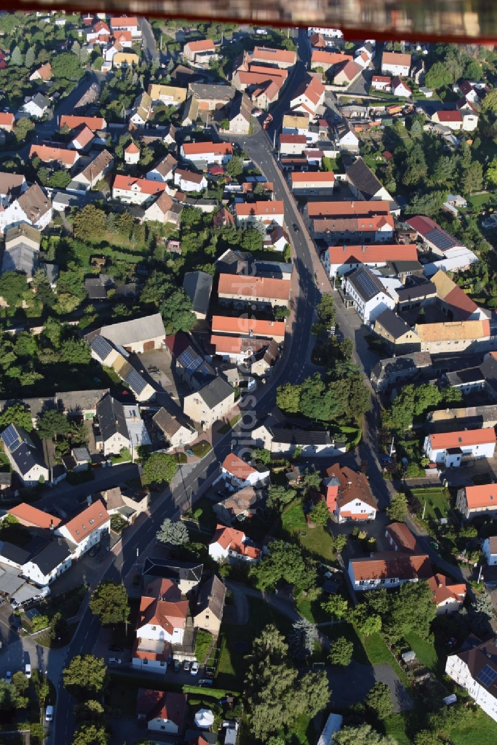 Luftaufnahme Böhlitz - Ortsansicht in Böhlitz im Bundesland Sachsen