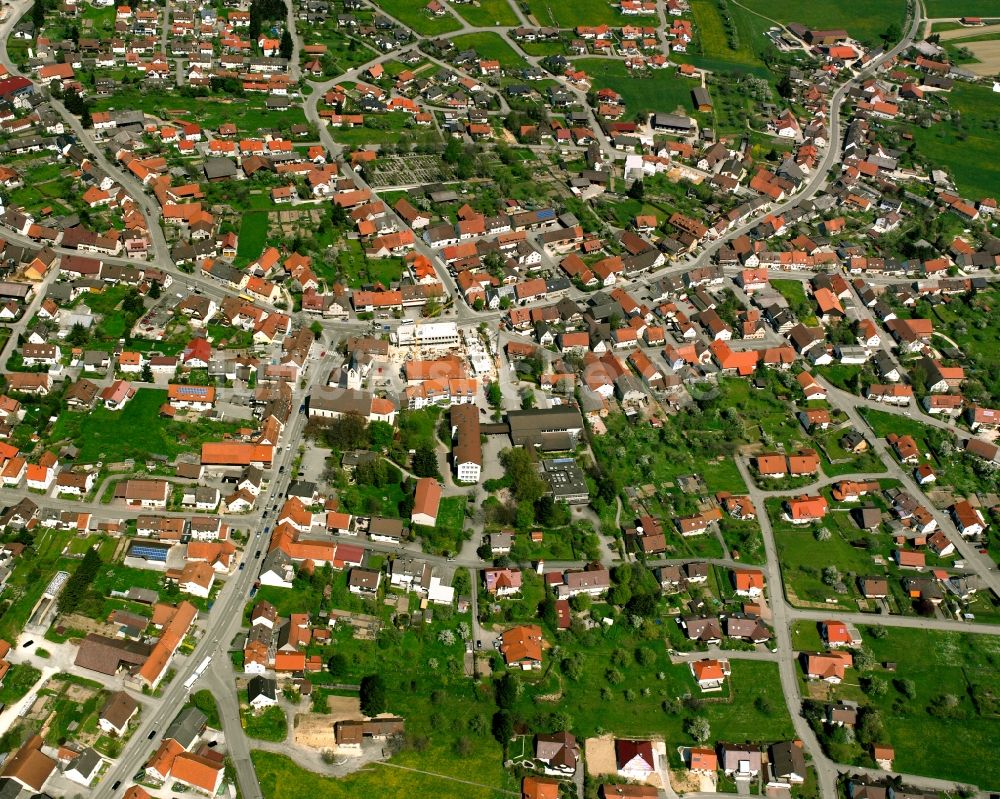 Böhmenkirch von oben - Ortsansicht in Böhmenkirch im Bundesland Baden-Württemberg, Deutschland