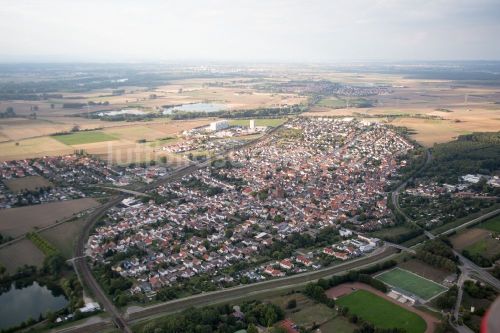 Luftbild Biblis - Ortsansicht in Biblis im Bundesland Hessen