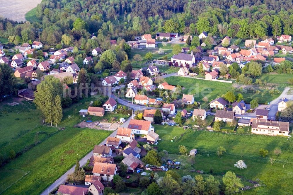 Luftaufnahme Biblisheim - Ortsansicht in Biblisheim in Grand Est, Frankreich