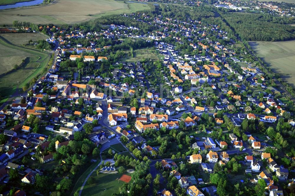 Luftbild Biederitz - Ortsansicht in Biederitz im Bundesland Sachsen-Anhalt, Deutschland