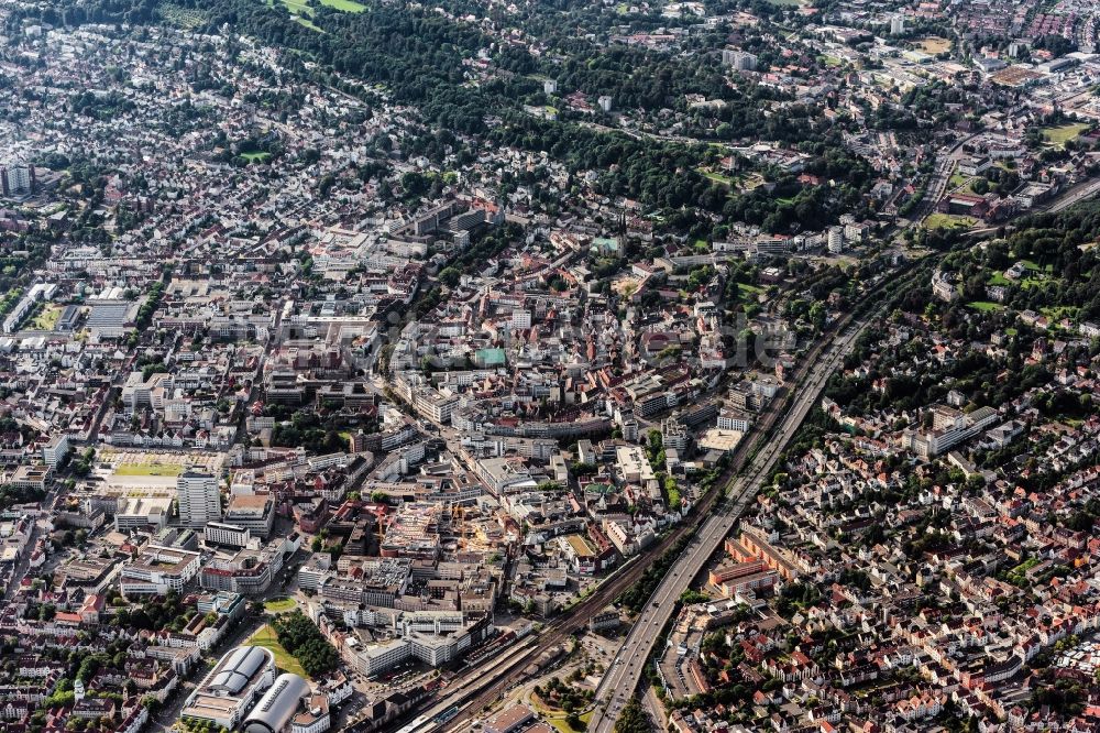 Bielefeld aus der Vogelperspektive: Ortsansicht in Bielefeld im Bundesland Nordrhein-Westfalen