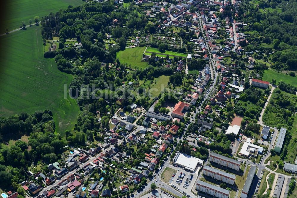 Luftaufnahme Biesenthal - Ortsansicht in Biesenthal im Bundesland Brandenburg, Deutschland