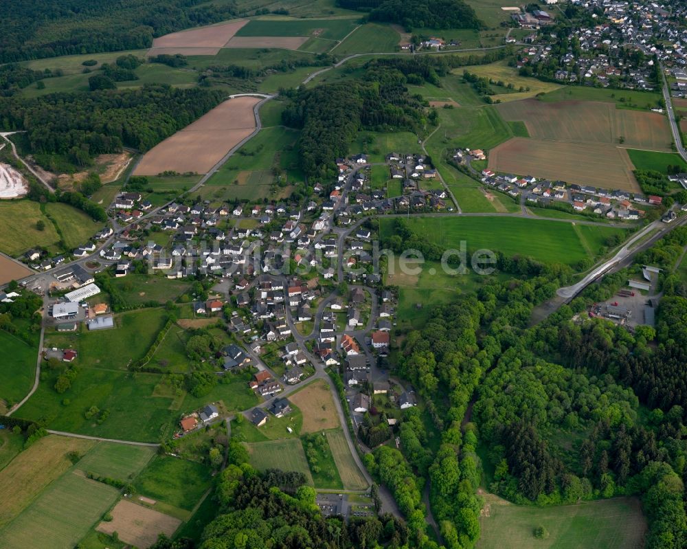 Bilkheim aus der Vogelperspektive: Ortsansicht von Bilkheim im Bundesland Rheinland-Pfalz