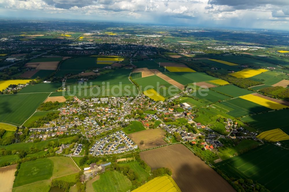 Luftaufnahme Billmerich - Ortsansicht in Billmerich im Bundesland Nordrhein-Westfalen, Deutschland