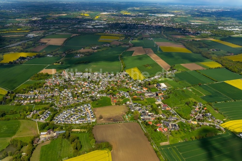 Billmerich von oben - Ortsansicht in Billmerich im Bundesland Nordrhein-Westfalen, Deutschland