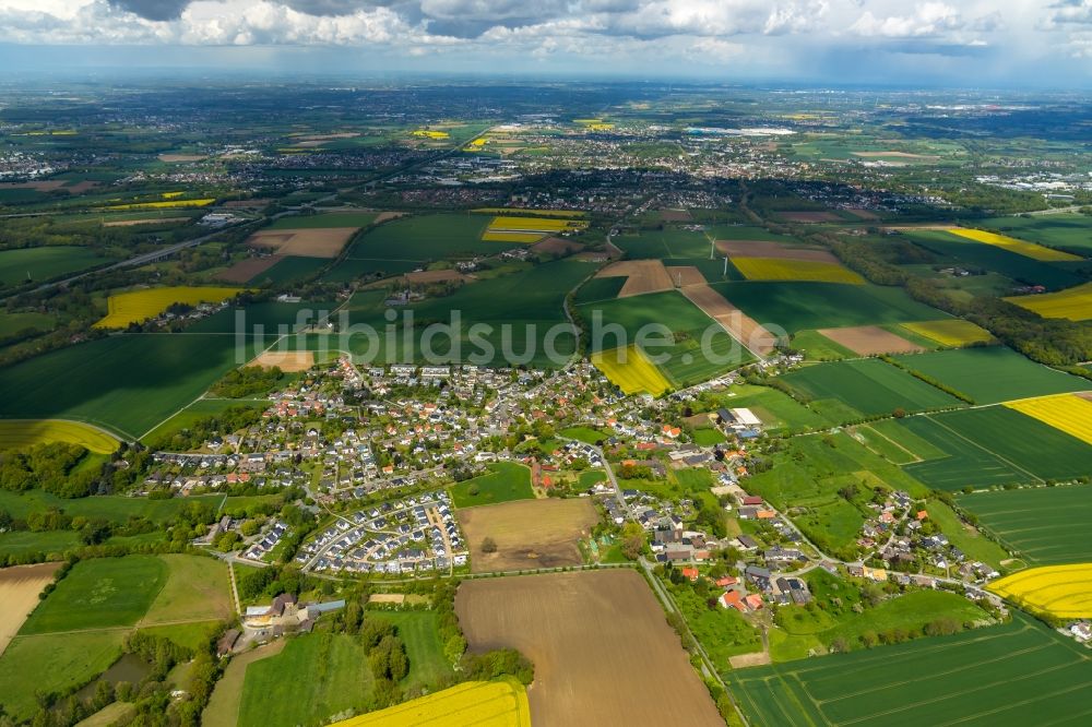 Billmerich aus der Vogelperspektive: Ortsansicht in Billmerich im Bundesland Nordrhein-Westfalen, Deutschland