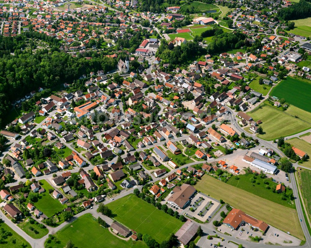 Binnrot aus der Vogelperspektive: Ortsansicht in Binnrot im Bundesland Baden-Württemberg, Deutschland