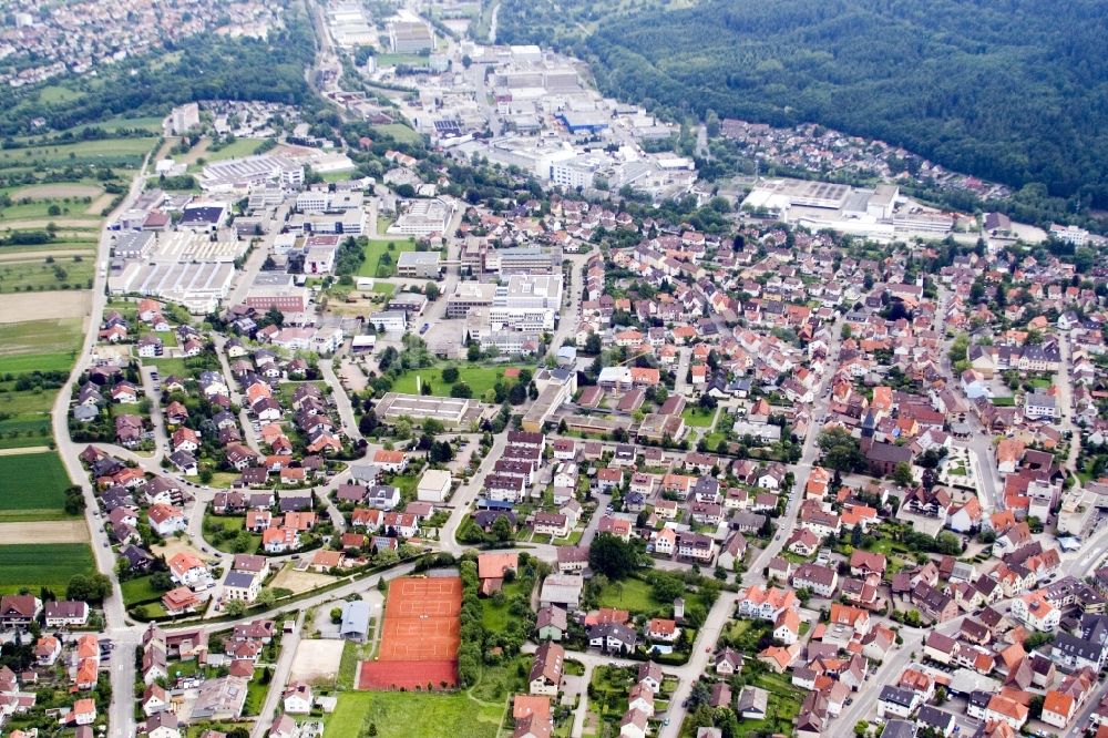 Luftaufnahme Birkenfeld - Ortsansicht in Birkenfeld im Bundesland Baden-Württemberg