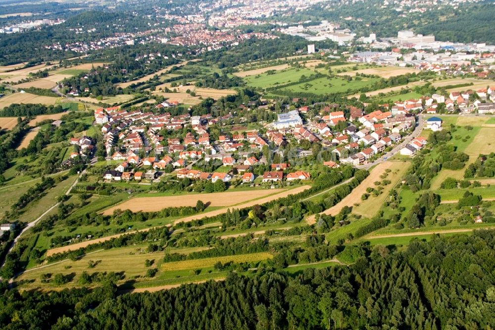 Luftaufnahme Birkenfeld - Ortsansicht in Birkenfeld im Bundesland Baden-Württemberg