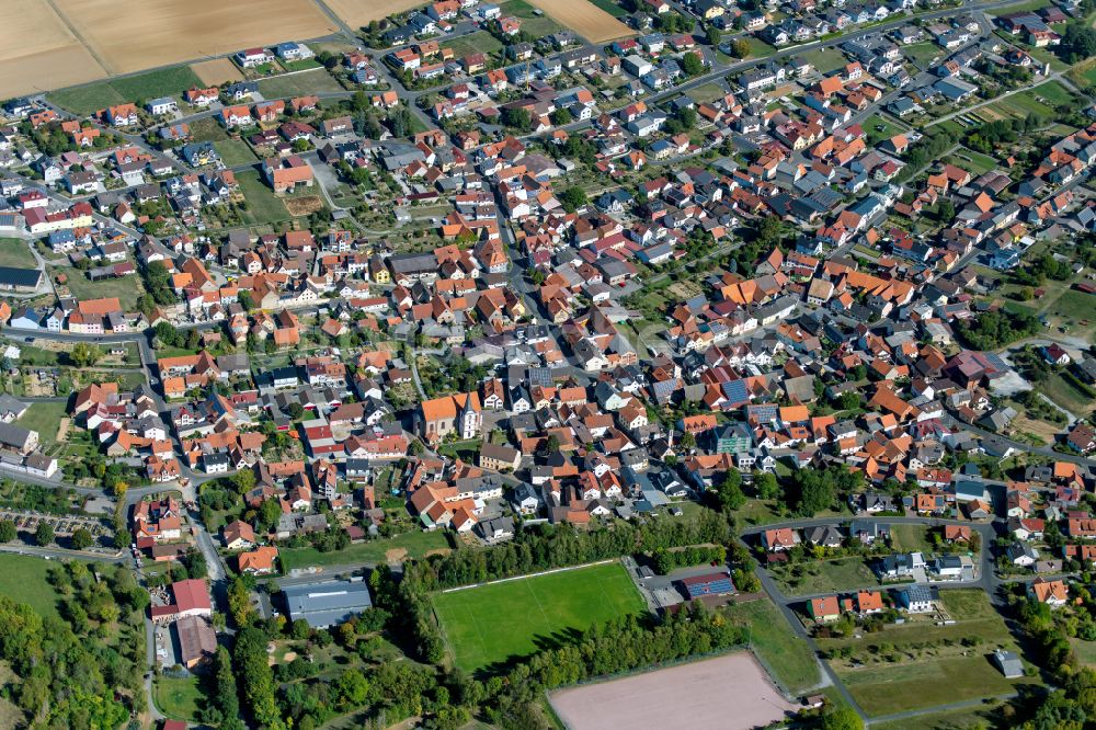 Luftaufnahme Birkenfeld - Ortsansicht in Birkenfeld im Bundesland Bayern, Deutschland