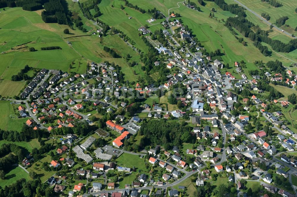 Bischofsgrün aus der Vogelperspektive: Ortsansicht in Bischofsgrün im Bundesland Bayern