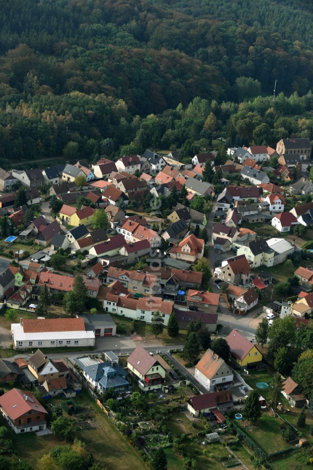 Blankenheim aus der Vogelperspektive: Ortsansicht des in Blankenheim im Bundesland Sachsen-Anhalt