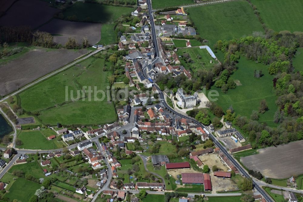 Luftbild Blet - Ortsansicht in Blet in Centre-Val de Loire, Frankreich