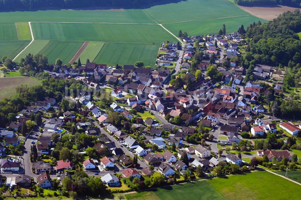 Luftbild Blofeld - Ortsansicht in Blofeld im Bundesland Hessen, Deutschland