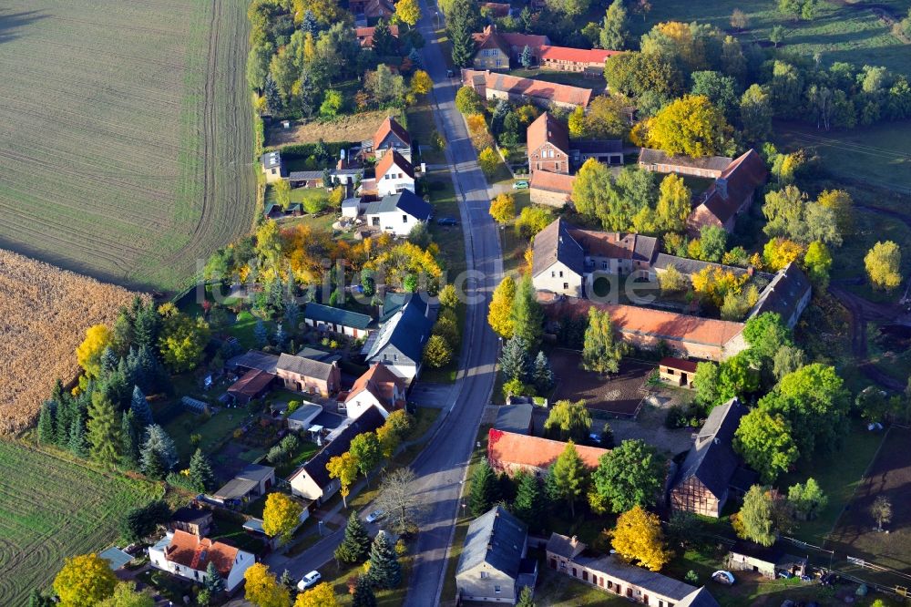 Blätz von oben - Ortsansicht von Blätz in Sachsen-Anhalt