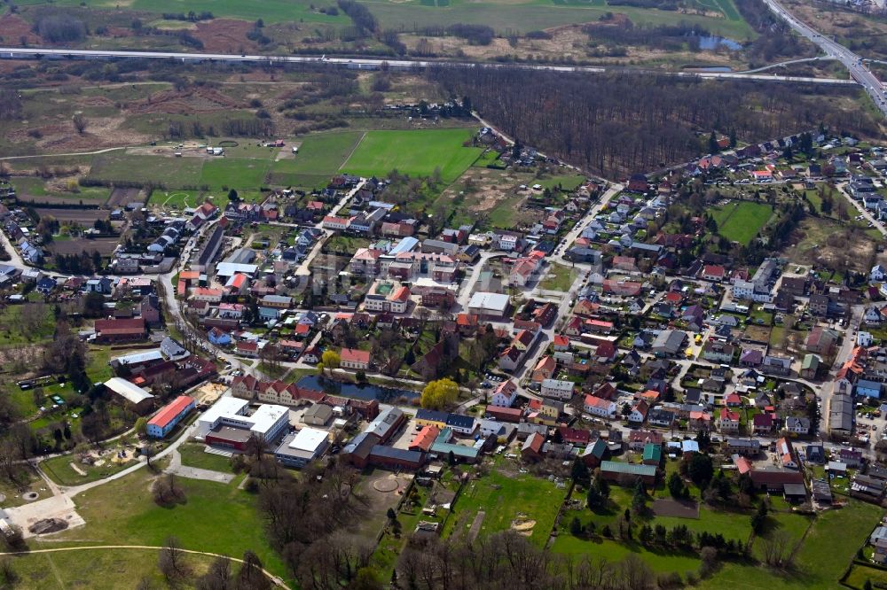 Luftbild Blumberg - Ortsansicht in Blumberg im Bundesland Brandenburg, Deutschland