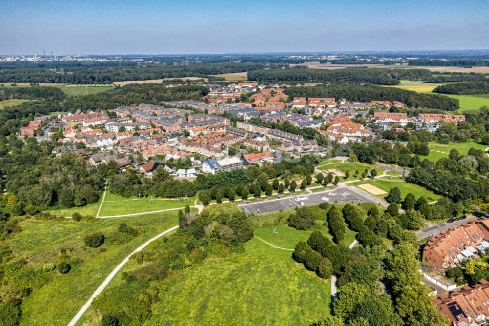 Luftaufnahme Blumenberg - Ortsansicht in Blumenberg im Bundesland Nordrhein-Westfalen, Deutschland