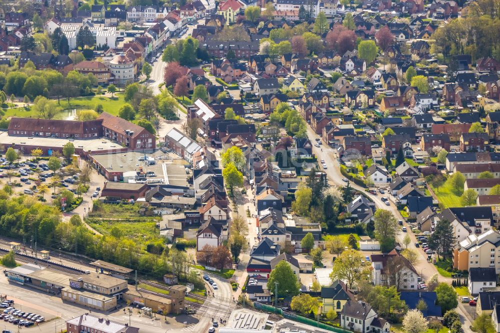 Bönen von oben - Ortsansicht in Bönen im Bundesland Nordrhein-Westfalen, Deutschland