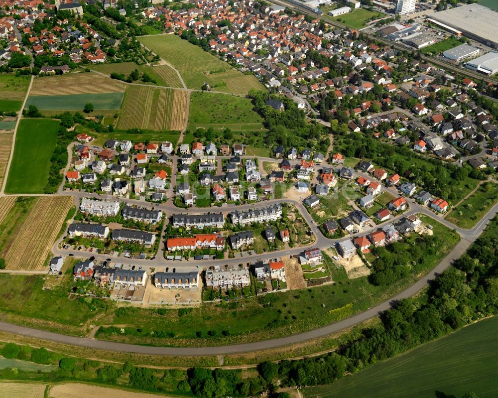 Bodenheim von oben - Ortsansicht von Bodenheim im Bundesland Rheinland-Pfalz