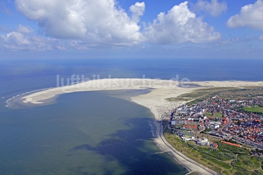 Luftaufnahme Borkum - Ortsansicht in Borkum im Bundesland Niedersachsen