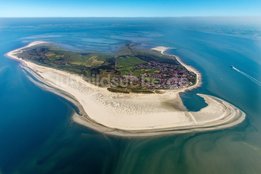 Borkum von oben - Ortsansicht in Borkum im Bundesland Niedersachsen