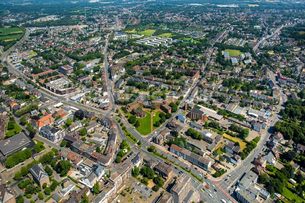 Luftbild Bottrop - Ortsansicht in Bottrop im Bundesland Nordrhein-Westfalen