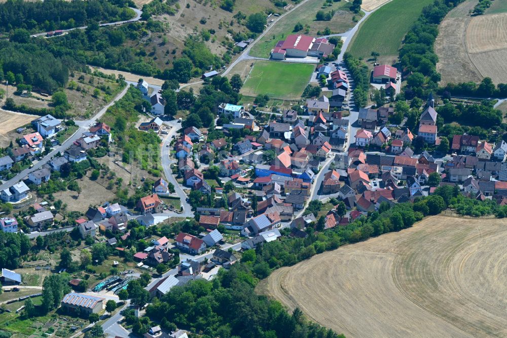 Luftaufnahme Boxberg - Ortsansicht in Boxberg im Bundesland Baden-Württemberg, Deutschland