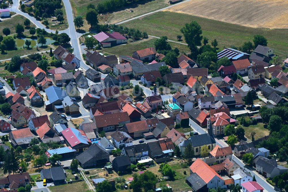 Luftbild Boxberg - Ortsansicht in Boxberg im Bundesland Baden-Württemberg, Deutschland