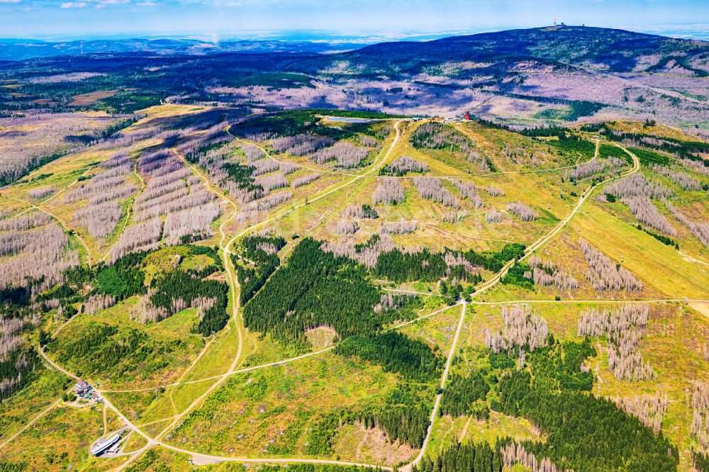 Braunlage aus der Vogelperspektive: Ortsansicht in Braunlage im Bundesland Niedersachsen, Deutschland