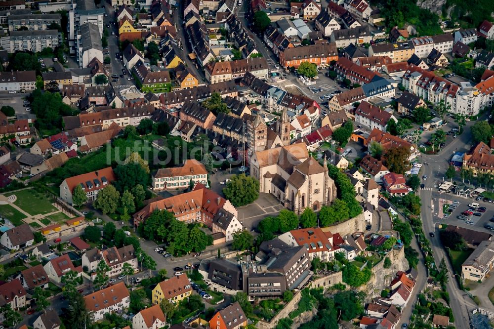 Breisach am Rhein aus der Vogelperspektive: Ortsansicht in Breisach am Rhein im Bundesland Baden-Württemberg, Deutschland