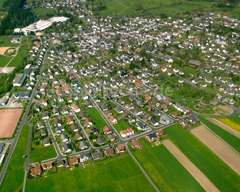 Luftbild Breitscheid - Ortsansicht in Breitscheid im Bundesland Hessen, Deutschland