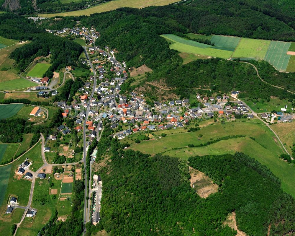 Bärenbach von oben - Ortsansicht von Bärenbach im Bundesland Rheinland-Pfalz