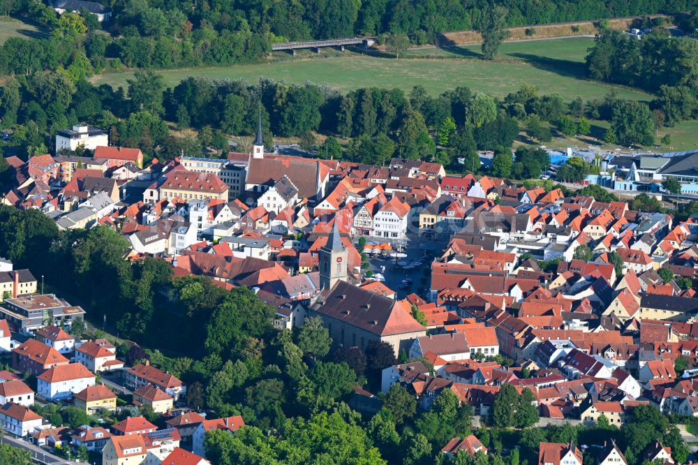 Brendlorenzen von oben - Ortsansicht in Brendlorenzen im Bundesland Bayern, Deutschland