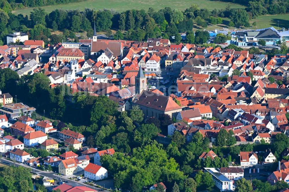 Brendlorenzen aus der Vogelperspektive: Ortsansicht in Brendlorenzen im Bundesland Bayern, Deutschland