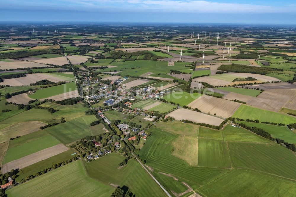 Luftbild Brest - Ortsansicht in Brest und Aspe der Gemeinde Harsefeld im Bundesland Niedersachsen, Deutschland