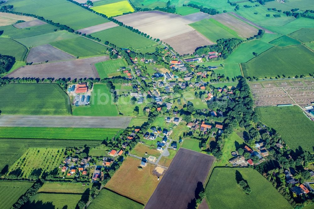 Luftbild Brest - Ortsansicht in Brest im Bundesland Niedersachsen, Deutschland