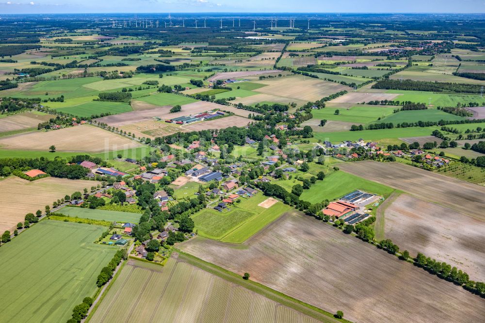 Luftbild Brest - Ortsansicht in Brest im Bundesland Niedersachsen, Deutschland