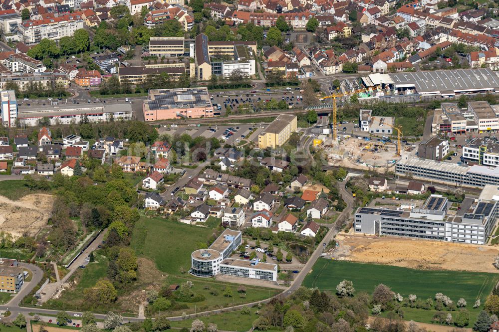 Bretten aus der Vogelperspektive: Ortsansicht in Bretten im Bundesland Baden-Württemberg, Deutschland