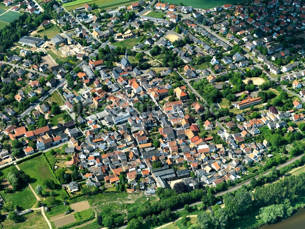 Bretzenheim aus der Vogelperspektive: Ortsansicht von Bretzenheim im Bundesland Rheinland-Pfalz