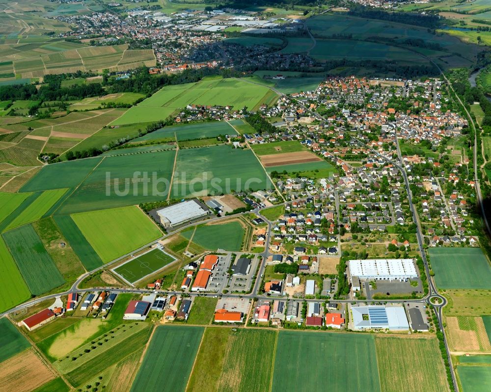 Bretzenheim aus der Vogelperspektive: Ortsansicht von Bretzenheim im Bundesland Rheinland-Pfalz