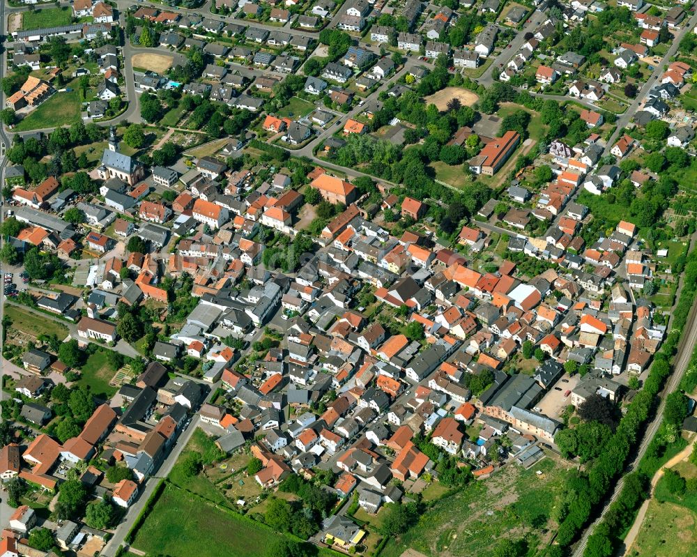 Luftaufnahme Bretzenheim - Ortsansicht von Bretzenheim im Bundesland Rheinland-Pfalz